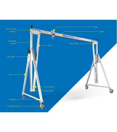 1000kg Aluminium Lifting Gantry
