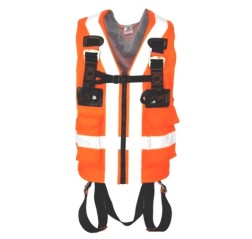 Kratos FA 10 303 00 2 Point  High Visibility Full Body Harness (Orange)