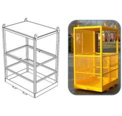 Crane Slung Safety Cage Contact FWP-CS 