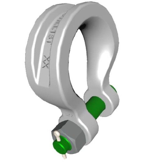 Green Pin Sling Shackles - Bow Type